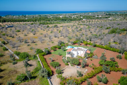 Salento villa con piscina in vendita