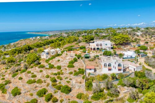 Villa con vista mare