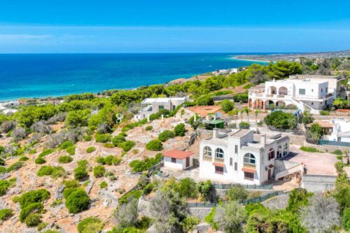 Villa con vista mare