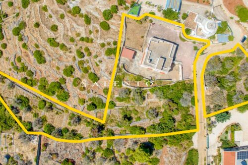 Villa con vista mare