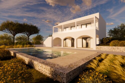 Villa vista mare Torre Pali