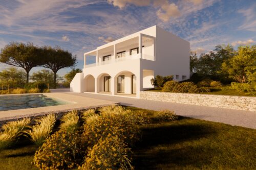 Villa vista mare Torre Pali