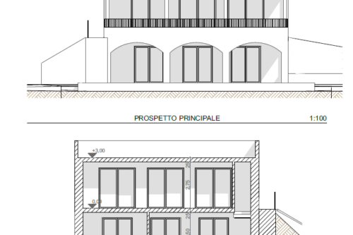 Villa vista mare Torre Pali